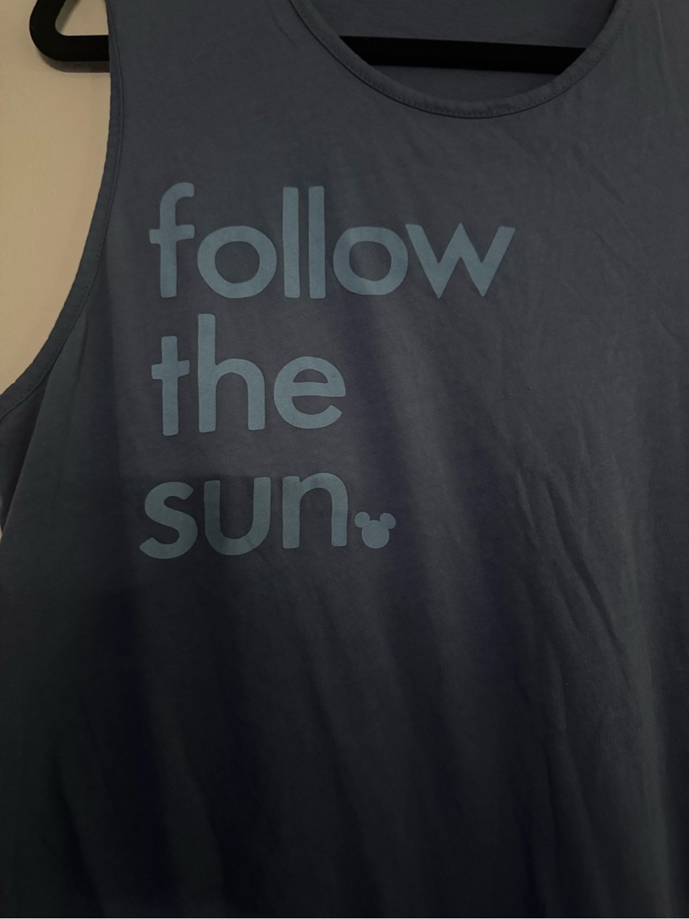 Junk Food x Disney Blue Tie-Knot Graphic Tank Top - Picture 2 of 4